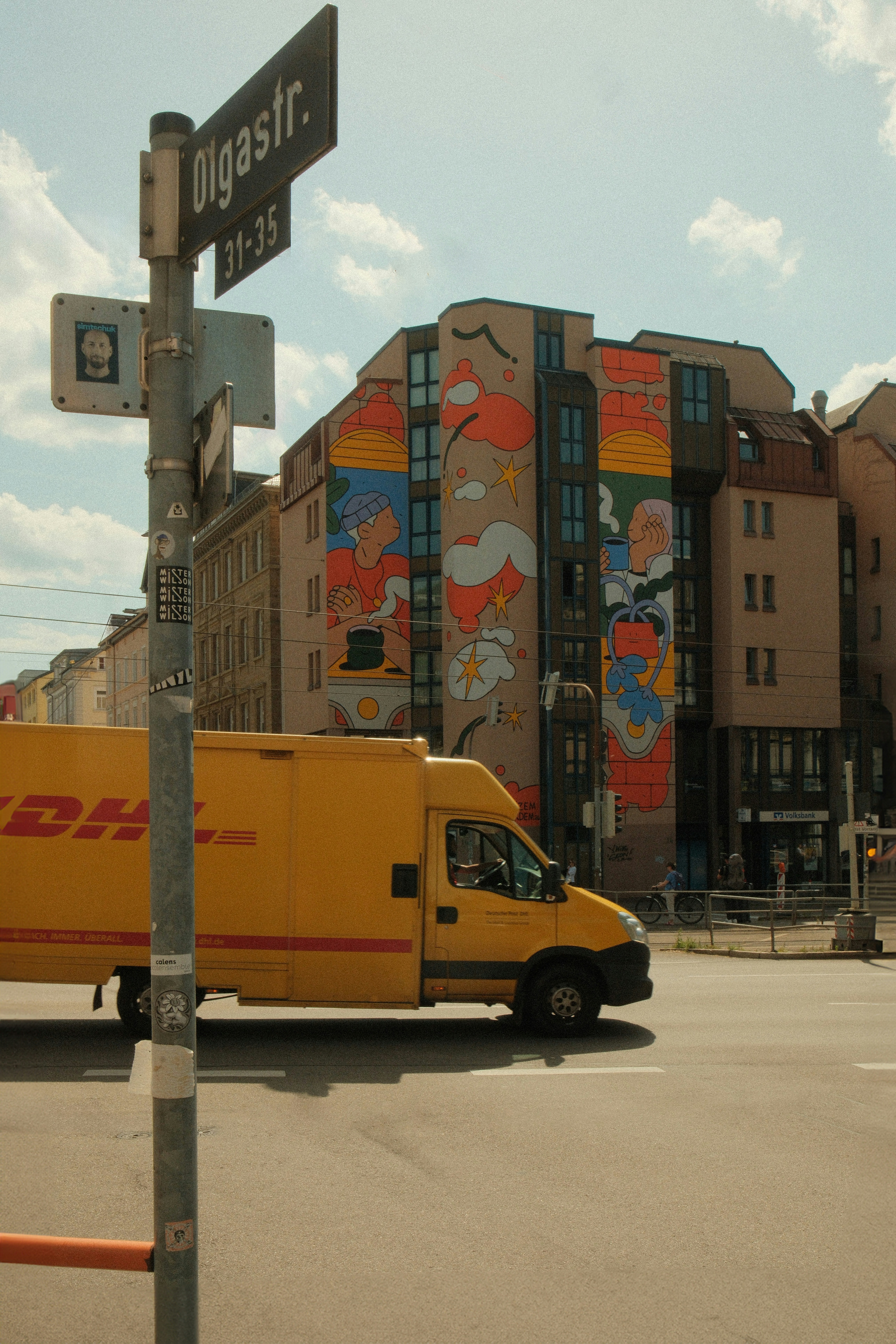 Commercial delivery van transport